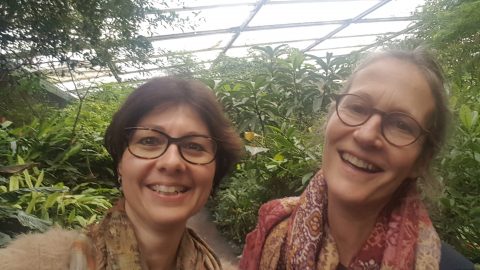 Foto Irene en ik in de dierentuin