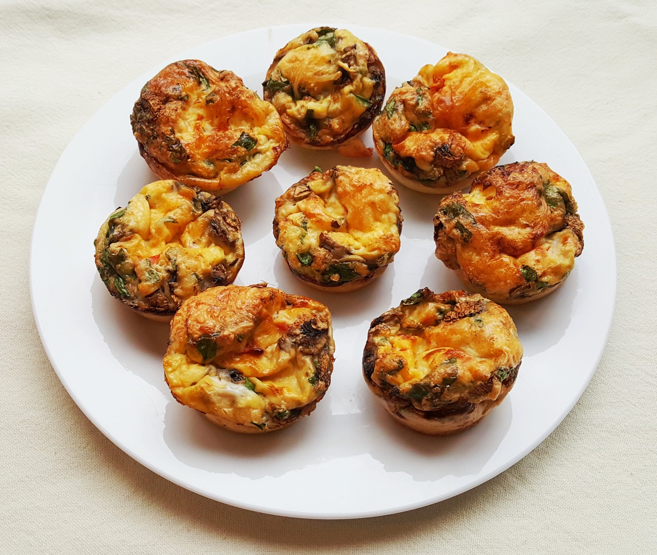 Foto ei muffins bijgesneden